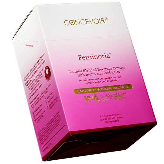 Feminoria sachet box — Exotic Island flavour