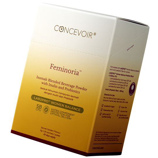 Feminoria sachet box — Secret Garden flavour
